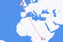 Flyreiser fra Cyangugu, Rwanda til Shannon, County Clare, Irland