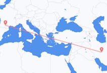 Flyreiser fra Isfahan, til Toulouse