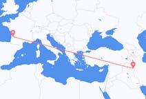 Flyreiser fra Suleimania, Irak til Bordeaux, Frankrike