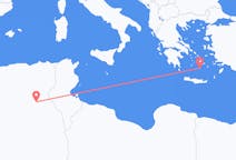 Flyreiser fra Touggourt, til Santorini