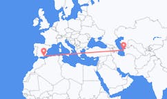 Flyg från Türkmenbaşy, Turkmenistan till Almeria, Spanien