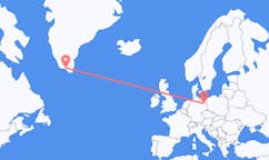 Voos de Narsaq, Groenlândia para Berlim, Alemanha