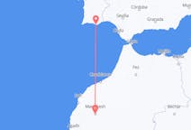 Flights from Marrakesh, Morocco to Faro, Portugal