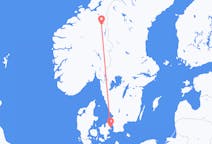 Flights from Røros, Norway to Copenhagen, Denmark