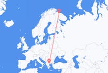 Fly fra Murmansk til Thessaloniki