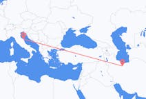 Flights from Tehran to Ancona