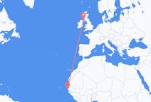 Flights from Dakar, Senegal to Campbeltown, the United Kingdom