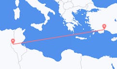 Loty z miasta Tozeur do miasta Antalya