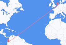 Flyreiser fra Quito, til Amsterdam