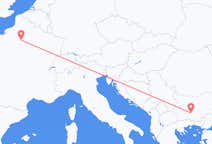 Loty z Płowdiw, Bułgaria z Paryż, Francja