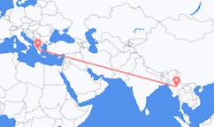 Flyrejser fra Heho, Myanmar (Burma) til Patras, Grækenland