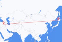 Vols depuis la ville de Sapporo vers la ville de Şırnak