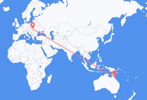 Vols de Cairns, Australie vers Košice, Australie