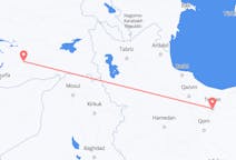 伊朗出发地 德黑兰飞往伊朗前往迪亚巴克尔的航班
