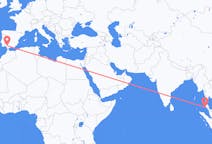 Flights from Phuket City, Thailand to Seville, Spain
