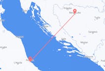 Flug frá Banja Luka, Bosníu og Hersegóvínu til Pescara, Ítalíu
