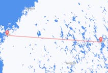 Vols depuis la ville de Vaasa vers la ville de Kuopio