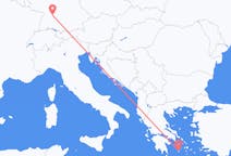 Flyg från Plaka, Milos, Grekland till Stuttgart, Tyskland