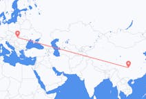 Flyreiser fra Chongqing, til Debrecen