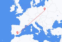 Flüge von Warschau, Polen nach Granada, Spanien