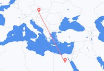 Flyreiser fra Asyut, Egypt, til Bratislava, Egypt