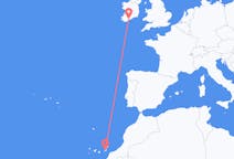 Vluchten van Ajuy, Spanje naar Cork, Ierland