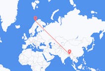 Flüge von Guwahati, Indien nach Tromsö, Norwegen