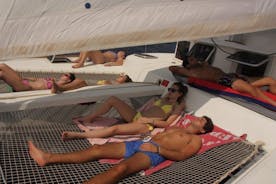 Private catamaran-strandhoppen op Ibiza