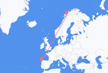 Voos de Vigo, Espanha para Narvik, Noruega
