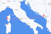 Flyrejser fra Ajaccio til Tivat
