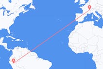 秘鲁出发地 塔拉波托飞往秘鲁目的地 日內瓦的航班