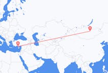 Flights from Ulaanbaatar to Gazipaşa