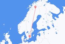 Flights from Ronneby, Sweden to Kiruna, Sweden