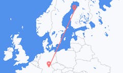 Loty z Kokkola, Finlandia do Norymbergi, Niemcy