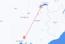 Flyrejser fra Genève, Schweiz til Nimes, Frankrig