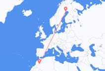 Flyg från Zagora, Marocko till Lulea, Sverige