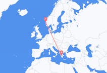 Flights from Patras, Greece to Bergen, Norway