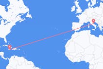 Flyg från Kingston, Jamaica till Pescara, Italien