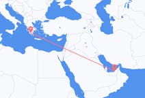 Vluchten van Abu Dhabi naar Kalamáta