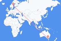Flights from Melbourne, Australia to Sundsvall, Sweden