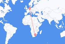 Flyreiser fra Øst-London, Sør-Afrika til Stuttgart, Tyskland