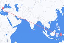 出发地 印度尼西亚安汶 (马鲁古)目的地 希腊米蒂利尼的航班