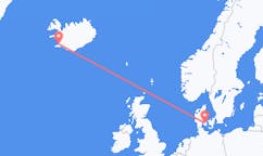 เที่ยวบินจากเมือง โอเดนเซ ไปยังเมือง Reykjavik