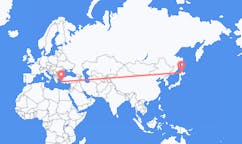 Flights from Asahikawa, Japan to Bodrum, Turkey