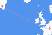 出发地 法国多尔目的地 格陵兰纳萨尔苏克的航班
