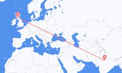 Flights from Gwalior, India to Glasgow, Scotland
