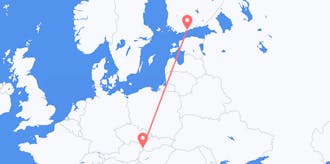 Flyrejser fra Slovakiet til Finland