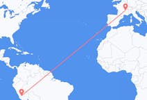 Flights from Ayacucho, Peru to Lyon, France