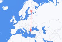 Flights from Edremit, Turkey to Lappeenranta, Finland