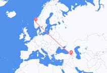 Flights from Iğdır, Turkey to Sogndal, Norway